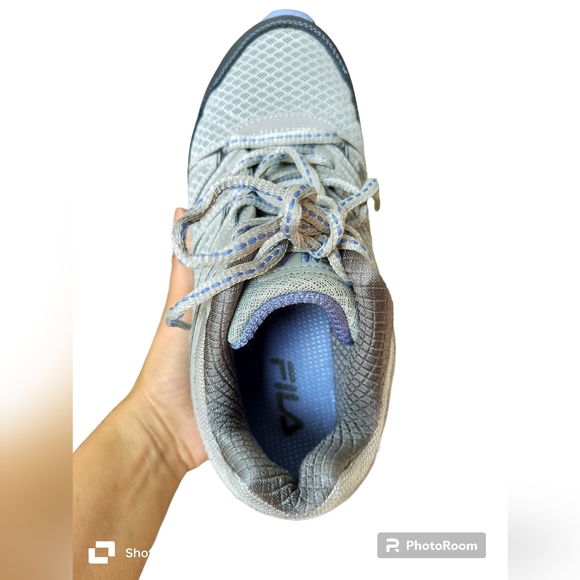 Fila Shoes women's ladies athletic grey 🩶 and purple size 6 - Picture 11 of 13